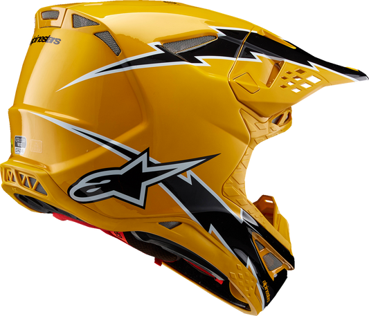 ALPINESTARS Supertech M10 Helmet - Ampress - MIPS® - Gloss Black/Yellow - 2XL 8300823-1414-2X