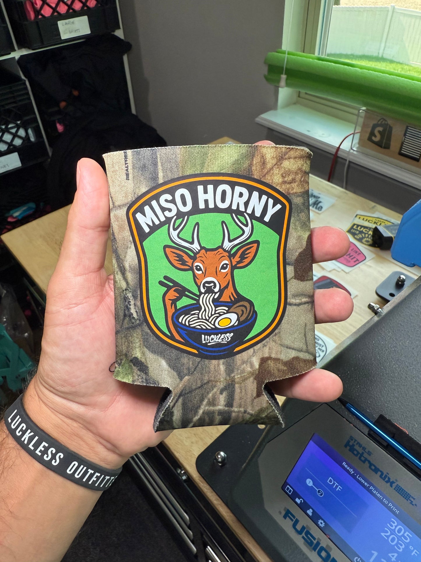 Miso Horny Koozie