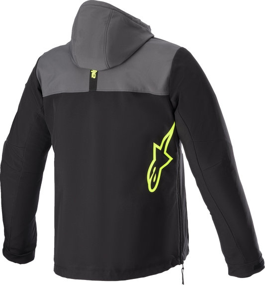 ALPINESTARS Sherpa Jacket - Black/Gray/Yellow - 2XL 4208123-9151-2X