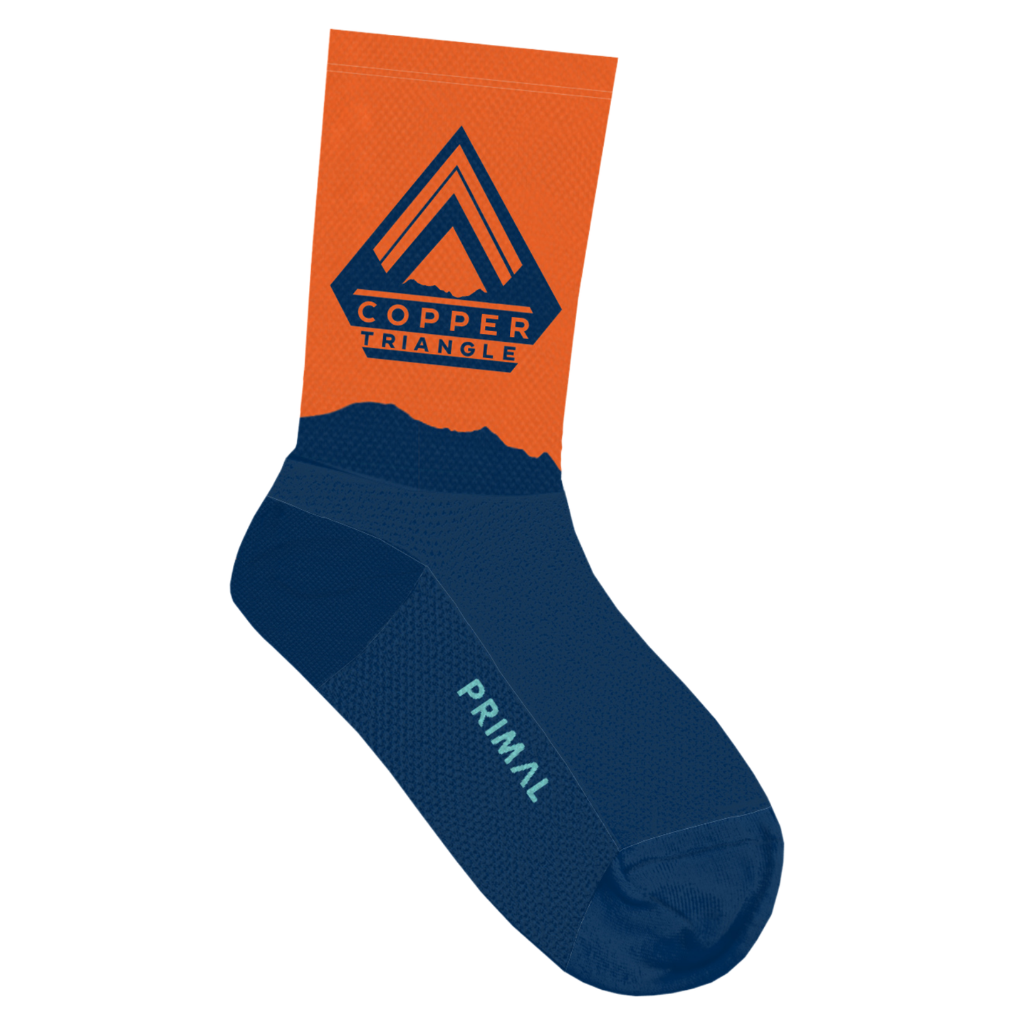 Copper Triangle Tall Socks
