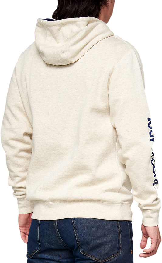 100% BB33 Pullover Welt Pocket Hoodie - Oatmeal - Small BB-36045-484-10