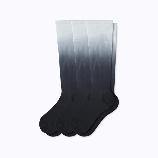 Knee-High Compression Socks – 3 Pack Ombre
