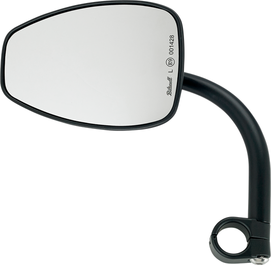 BILTWELL Clamp-On Utility Mirror - Tear Drop - Black 6504-578-131