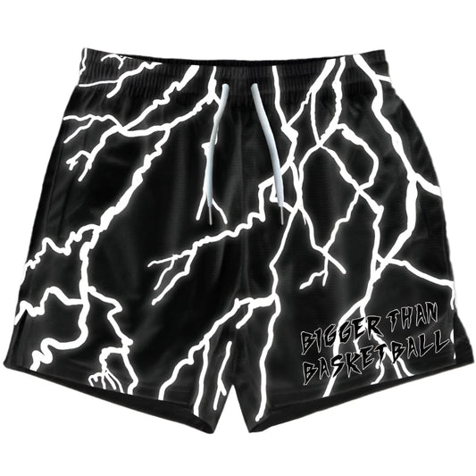 Lightning Strike - Shorts - Black