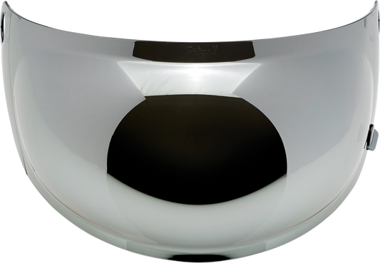BILTWELL Gringo S Gen 2 Shield - Bubble - Chrome Mirror 1113-221