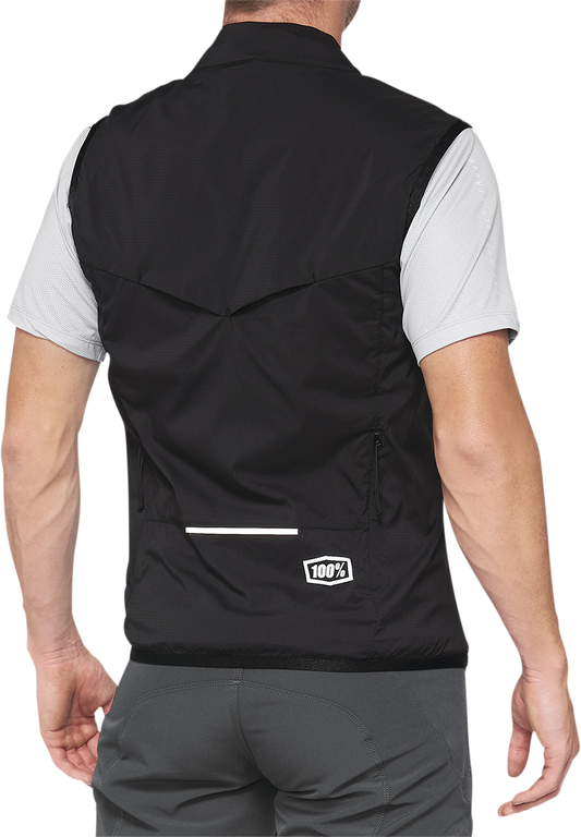 100% Corridor Vest - Black - Large 40043-00002