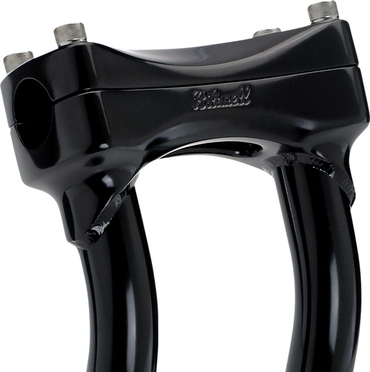 BILTWELL Risers - Murdock - Oversized - Pullback - 12" - Black 6414-201-12