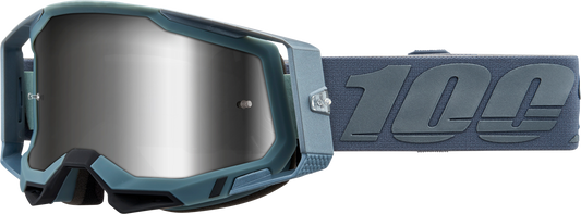 100% Racecraft 2 Goggles - Battleship - Silver Mirror 50010-00017