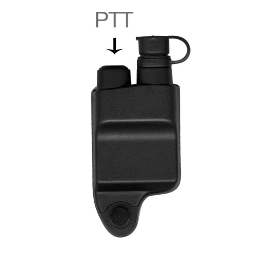 Straight Cable Loud Speaker Hand Mic w/ Quick Disconnect (Hirose) Connector - Harris: All P5300 P5400 P5500 P7300 Series, XG-15/25/75, XL-45, XL-95 & More