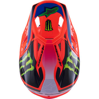 ALPINESTARS Supertech M10 Helmet - Deegan Monster - MIPS® - Gloss Orange Fluo/Purple/Pink Fluo - Small 8300425-433-S