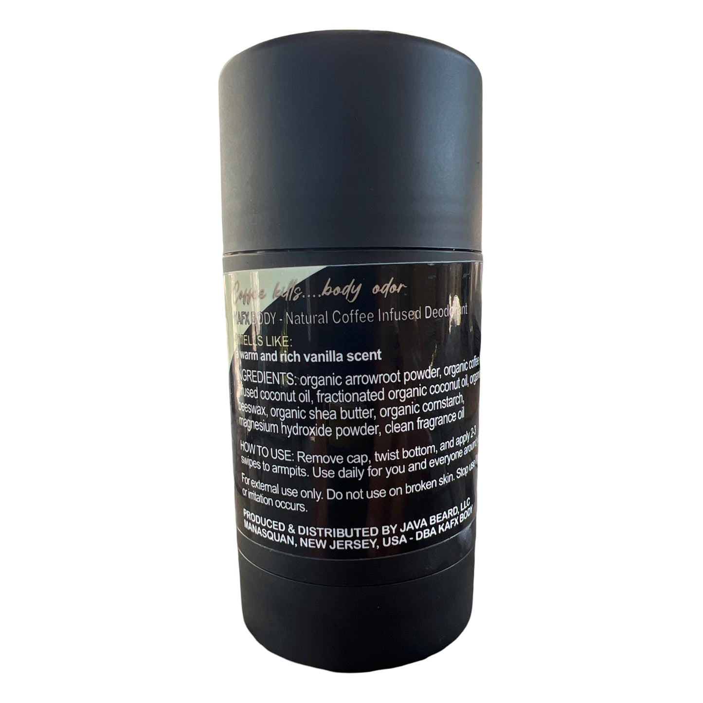Vanilla Bean - KAFX Body Natural Coffee Infused Deodorant