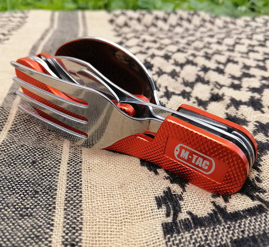 M-Tac Folding Two-Piece Cutlery Set