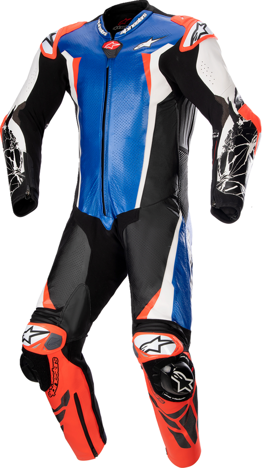 ALPINESTARS Racing Absolute v2 Leather Suit - Black/Blue/White/Red - US 42 / EU 52 3156323718352