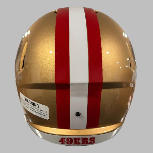 San Francisco 49ers Full Size Speed Replica Football Helmet- NFL