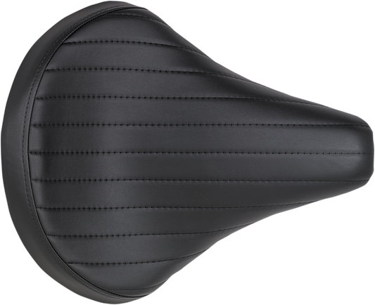 BILTWELL Solo 2 Seat - Black - Tuck and Roll 4004-105