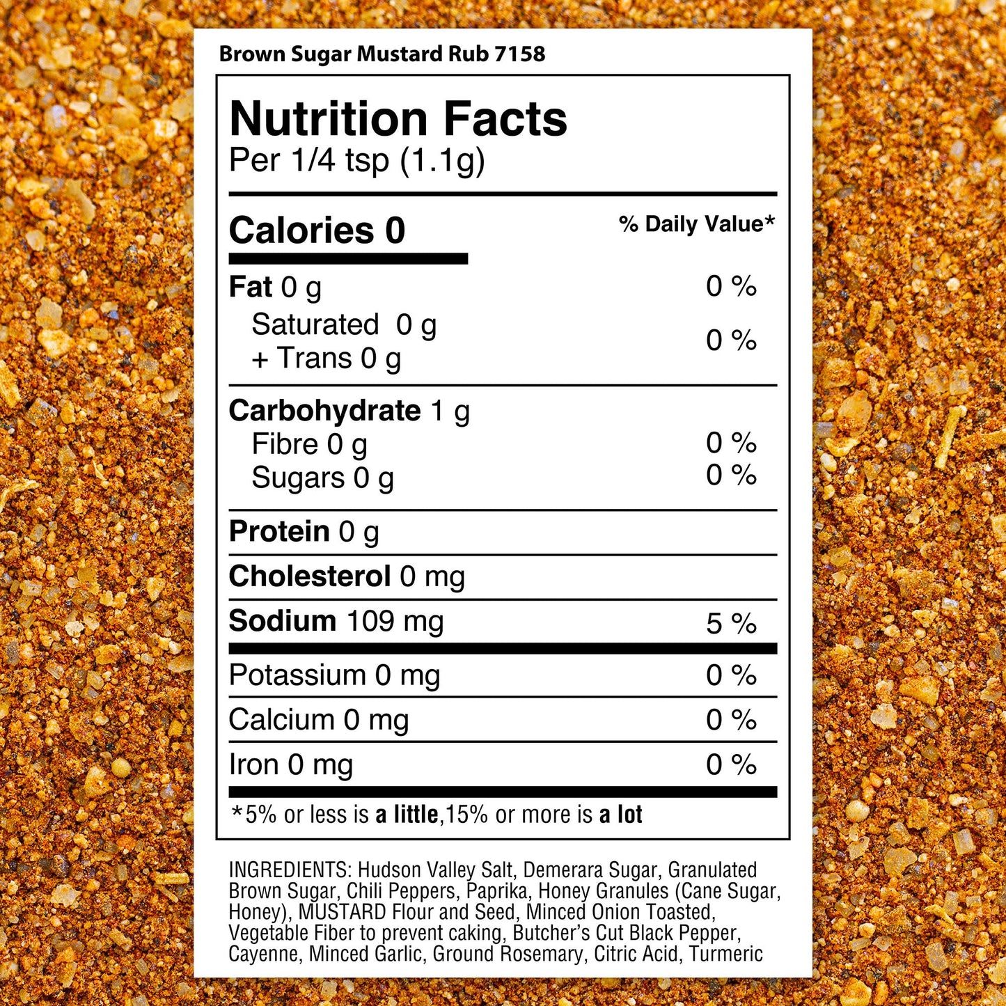 Brown Sugar Mustard Rub