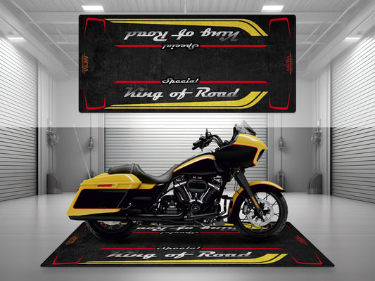 MPM Motorcycle Mat for Cruiser Motorcycle "Special King of Road" - MM7346