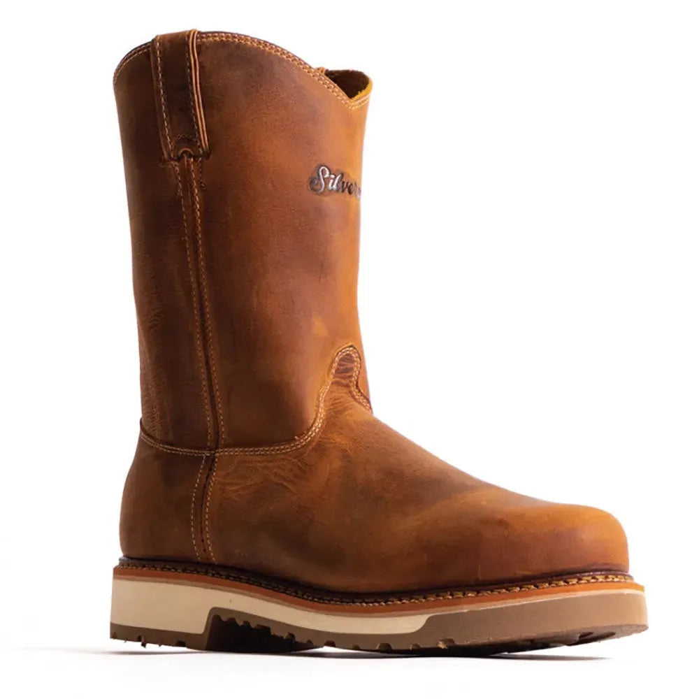 Silverado by Abilene Joe 10" (Steel Toe) - Dual Density Sole Leather Cowboy Boots