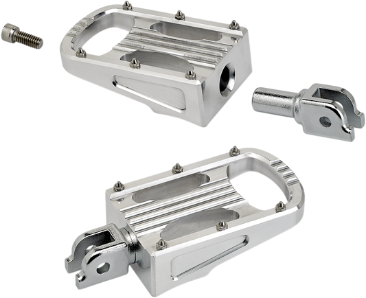 BILTWELL Punisher Footpeg - Polished - Softail 7006-303-03