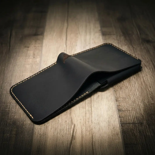 Badge Bifold Wallet - Black