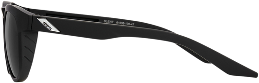100% Slent Sunglasses - Black - Gray Polarized 61035-100-47