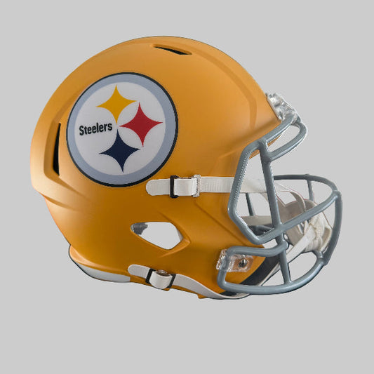Pittsburgh Steelers Full Size Speed Replica Football Helmet 2025 Alternate On-Field - NFL