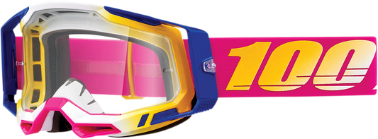 100% Racecraft 2 Goggles - Mission - Clear 50009-00012
