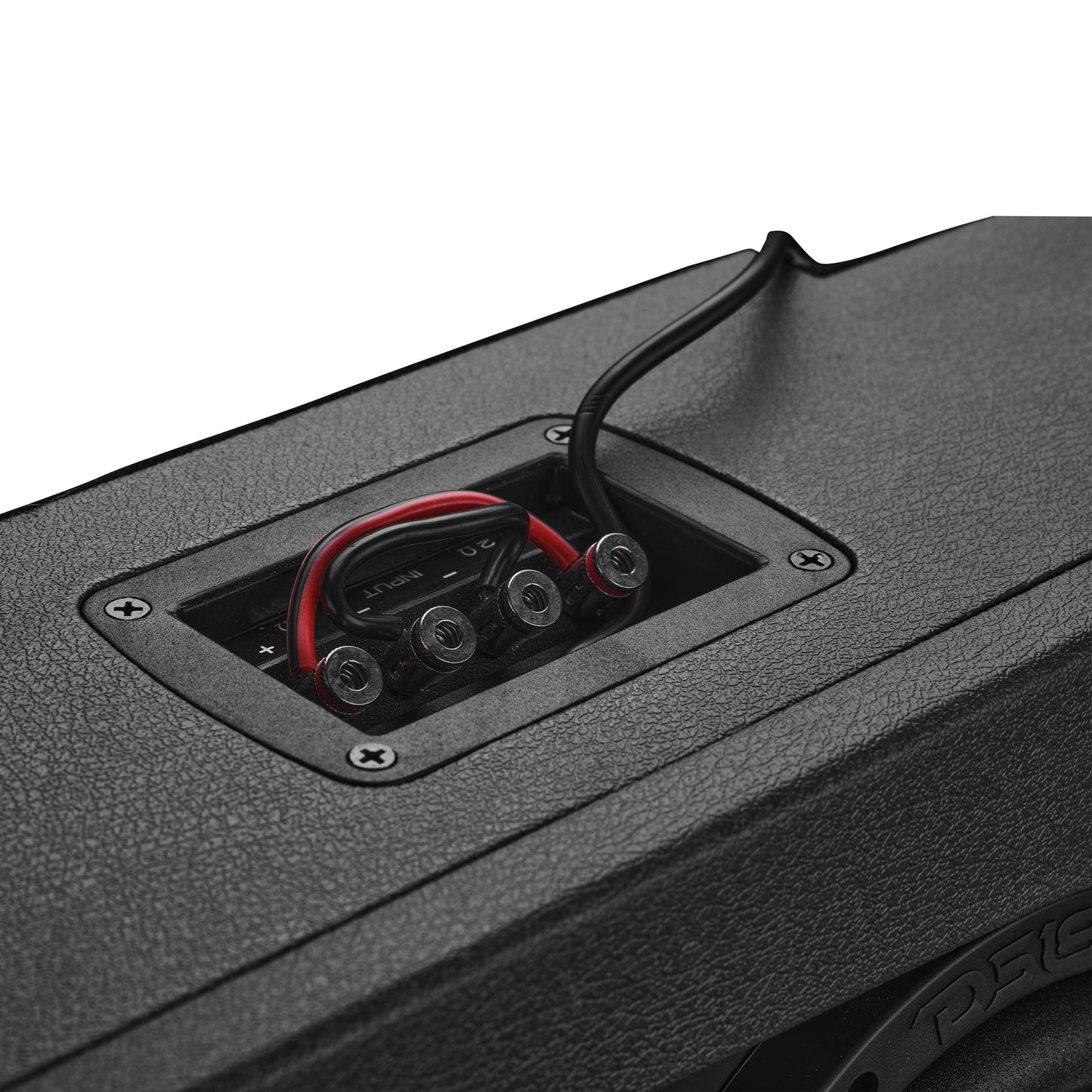 Jeep JT Gladiator Loaded Under Rear Seat Subwoofer Enclosure with 4 X 8" ZR8.2D, Leather Wrapped and Digital LED Lights | 1800 Watts RMS @ 1-Ohm