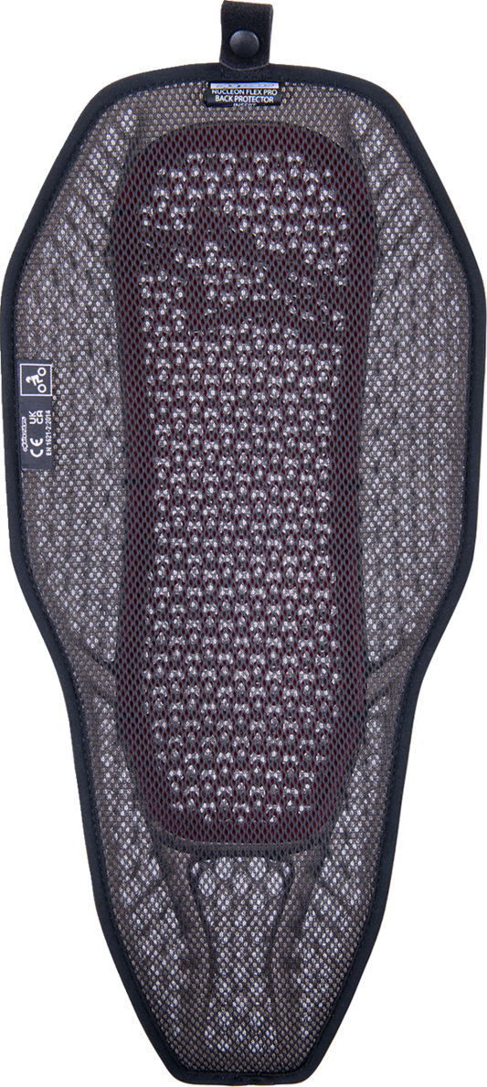 ALPINESTARS Nucleon Flex Proi Full Back Protection Insert - Transparent Smoke/Red - Medium 6526323-003-M