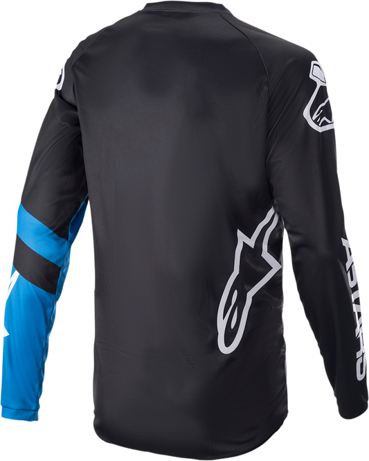 ALPINESTARS Racer V3 Long-Sleeve Jersey - Black/Bright Blue - Medium 1762822-1078-MD