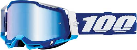 100% Racecraft 2 Goggles - Blue - Blue Mirror 50010-00002