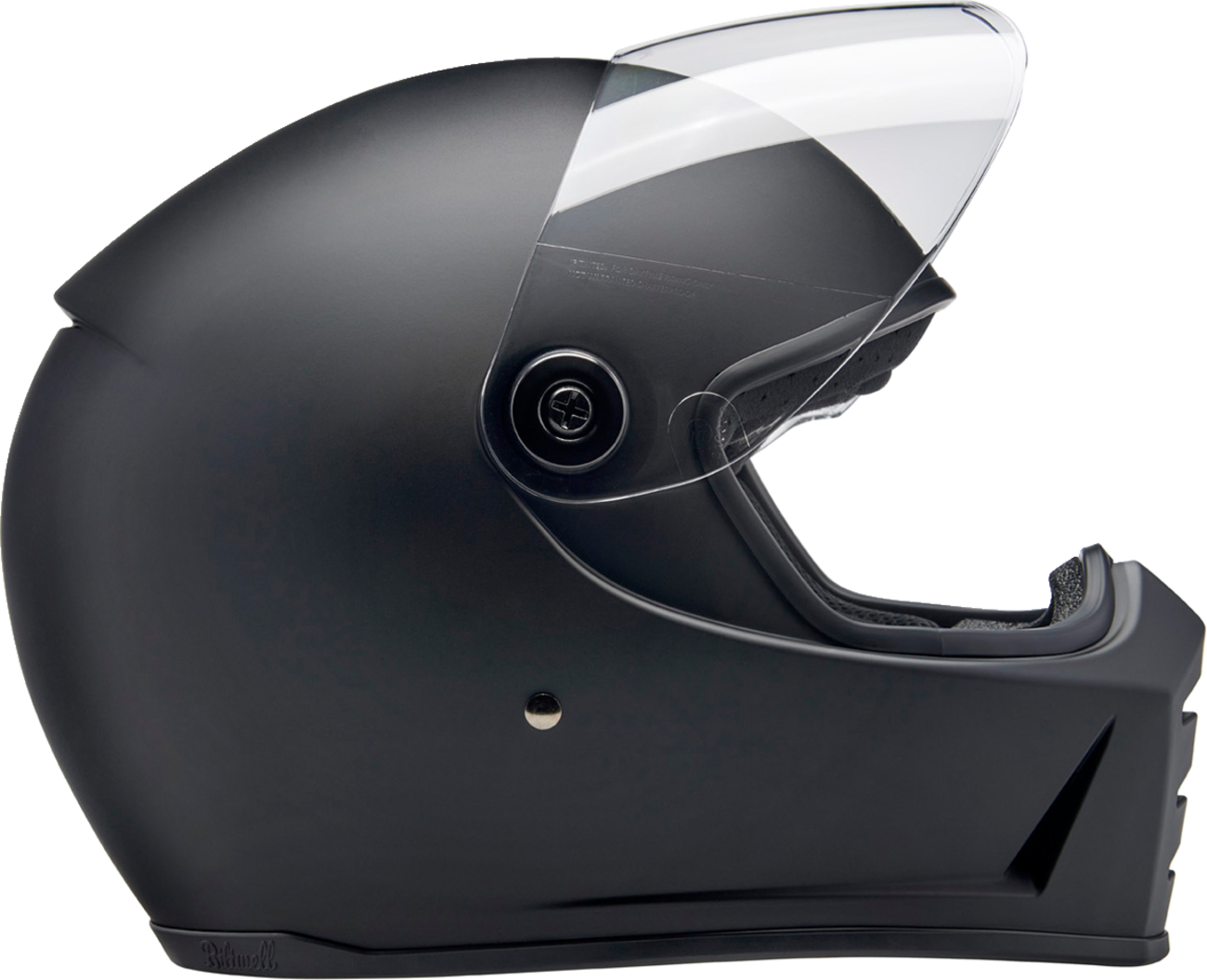 BILTWELL Lane Splitter Helmet - Flat Black - Large 1004-201-504