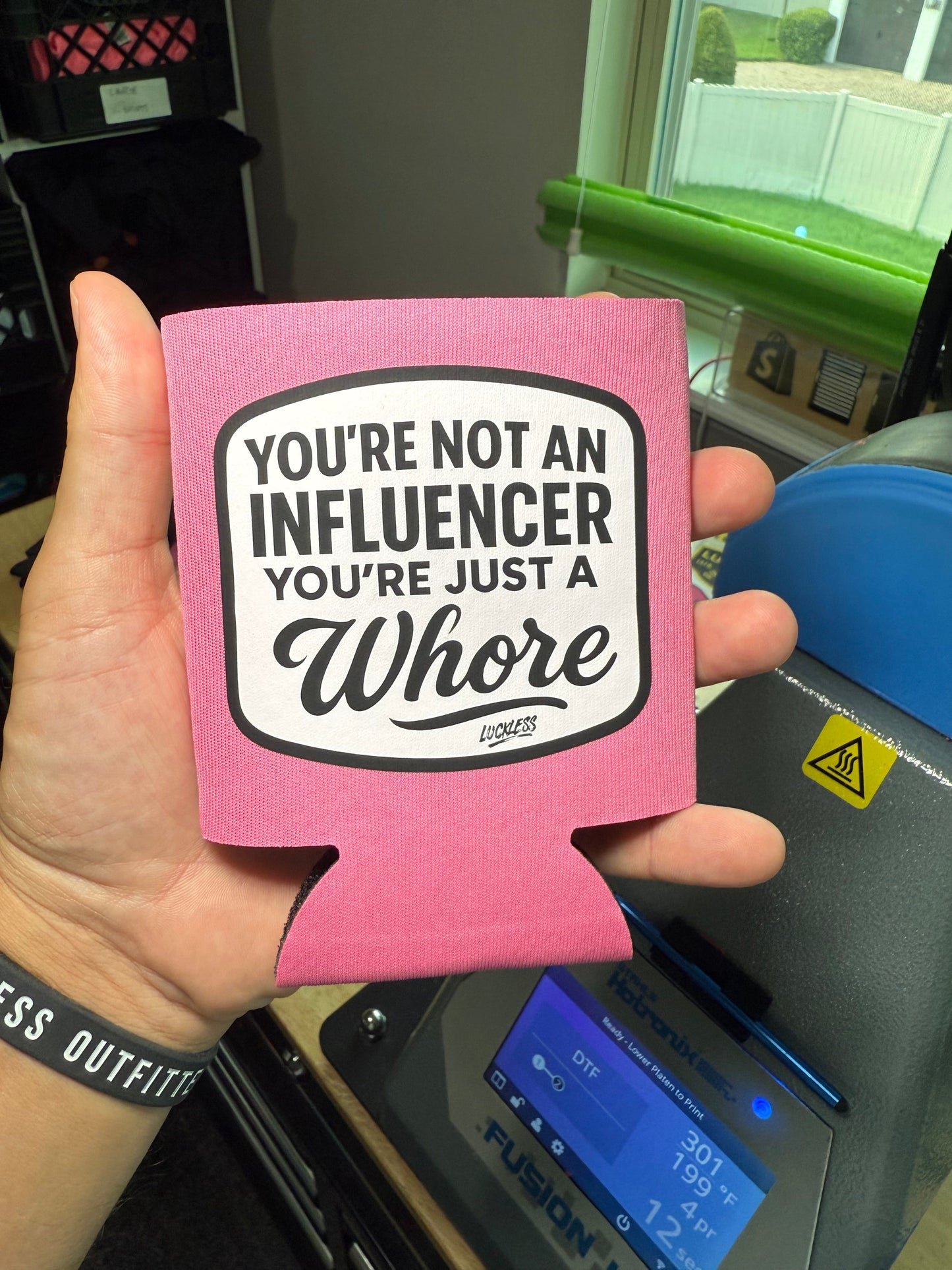 Not An Influencer Koozie