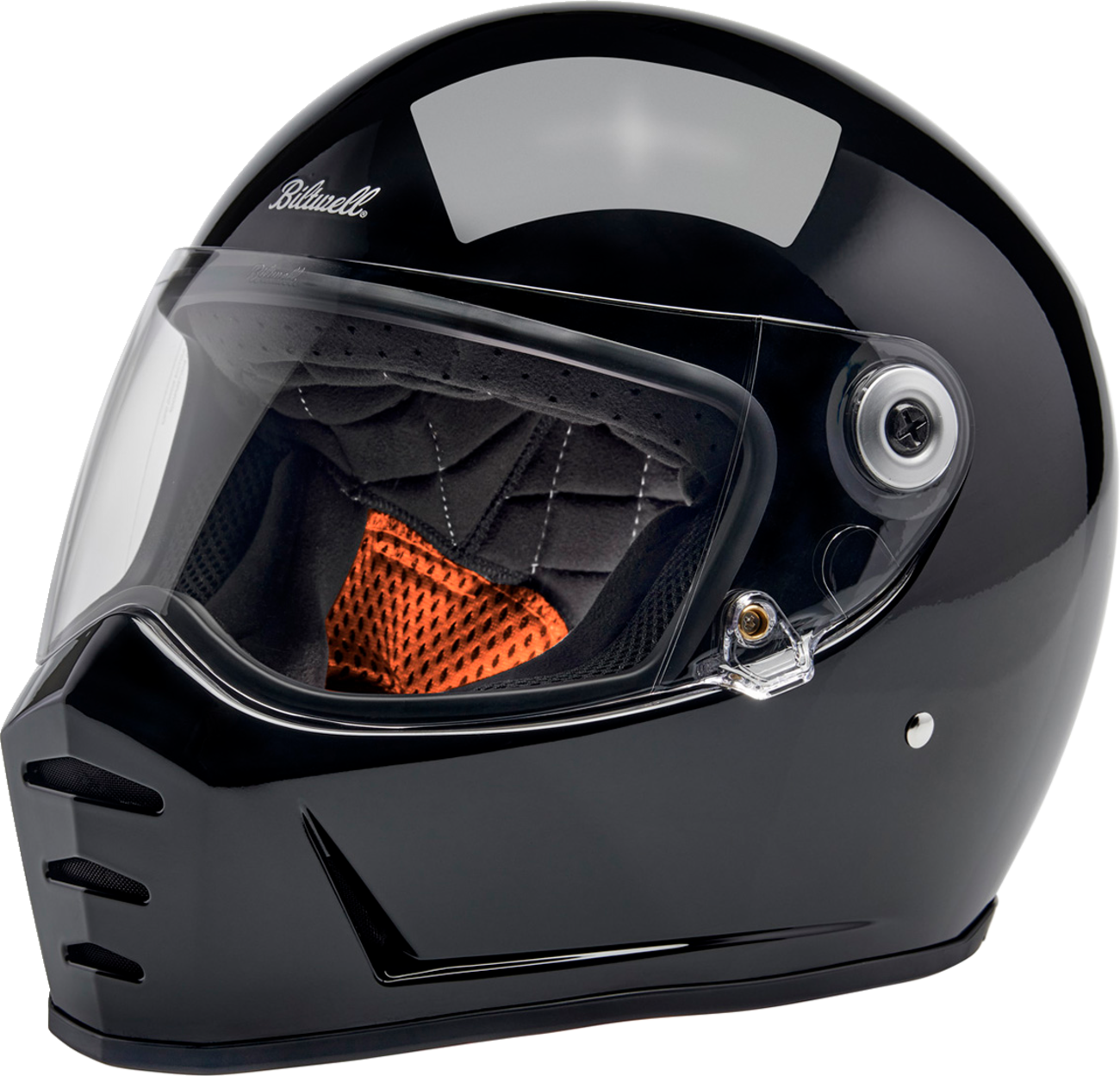 BILTWELL Lane Splitter Helmet - Gloss Black - Medium 1004-101-503