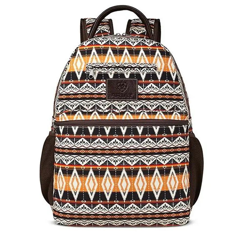 Ariat Southwest Diamond Backpack (Brown/Mustard) - Backpack