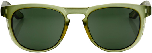 100% Slent Sunglasses - Olive - Gray Green 61035-296-74