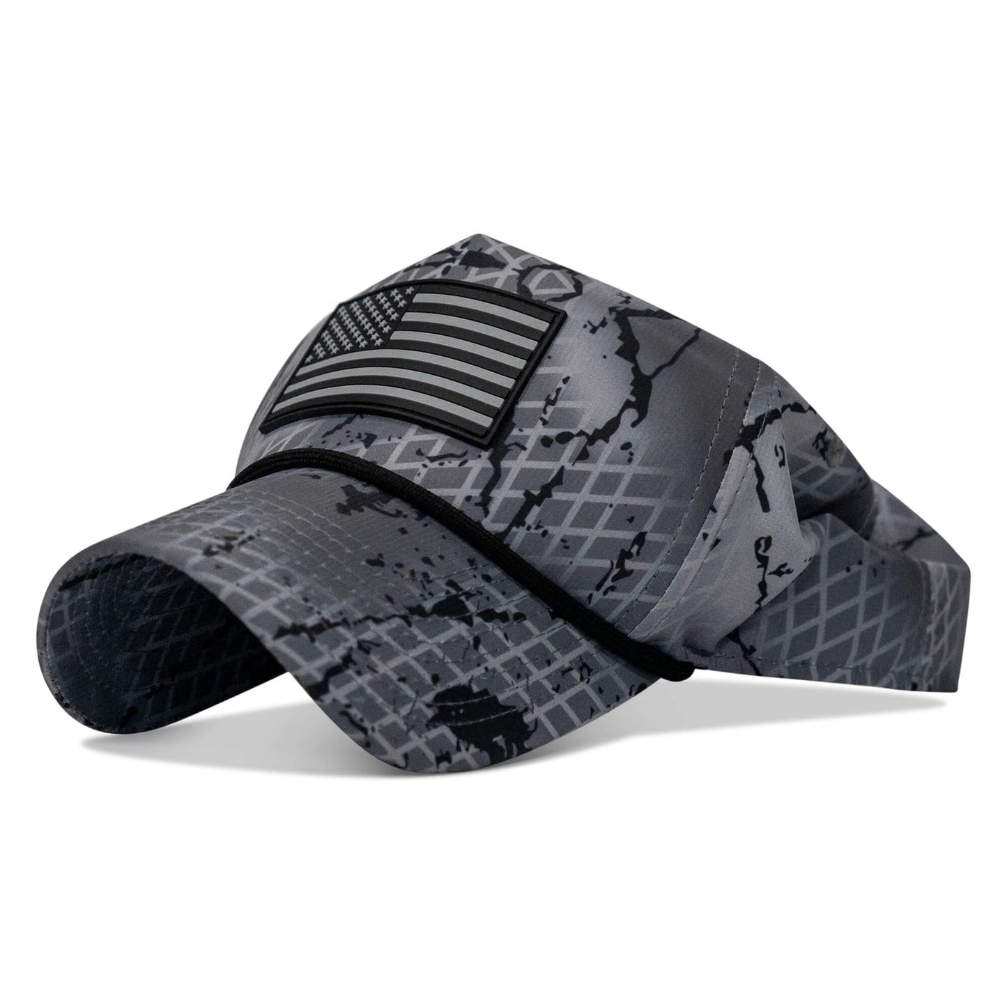 American Flag PVC Patch Waterproof Weekender Snapback