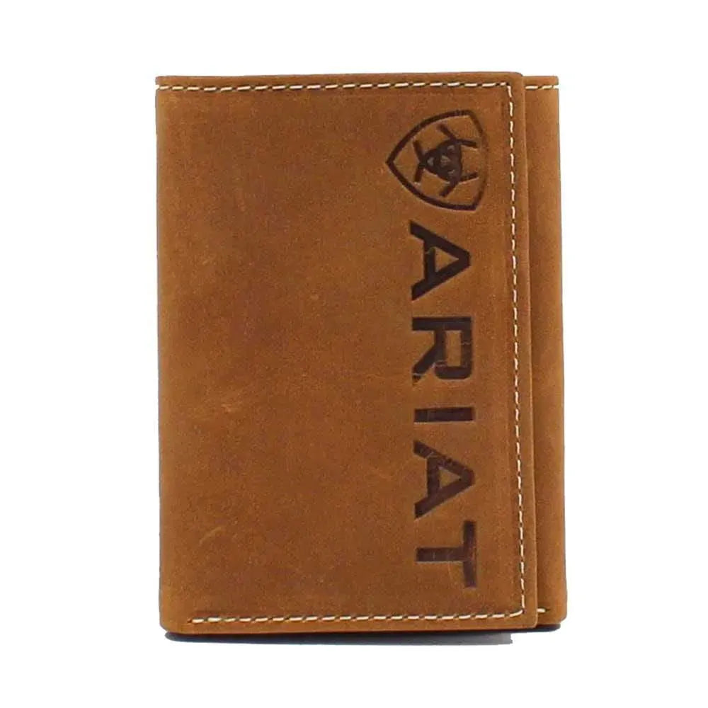 Ariat Vertical Logo - Men's Trifold Wallet
