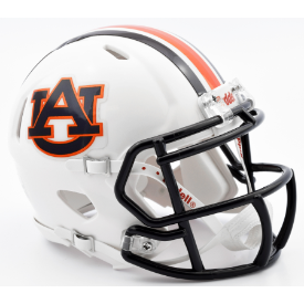 Auburn Tigers NCAA Mini Speed Football Helmet Chrome Decal - NCAA