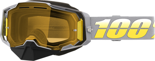 100% Armega Snow Goggles - Complex - Yellow 50007-00005