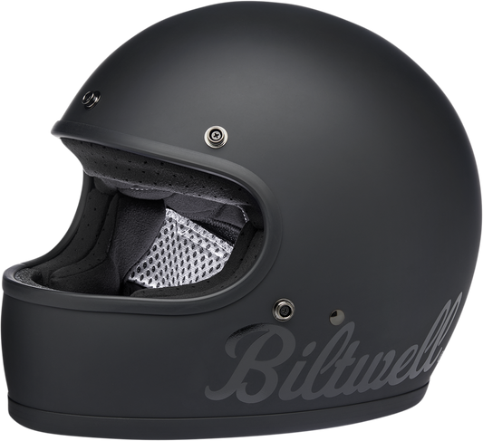 BILTWELL Gringo Helmet - Flat Black Factory - Large 1002-638-104
