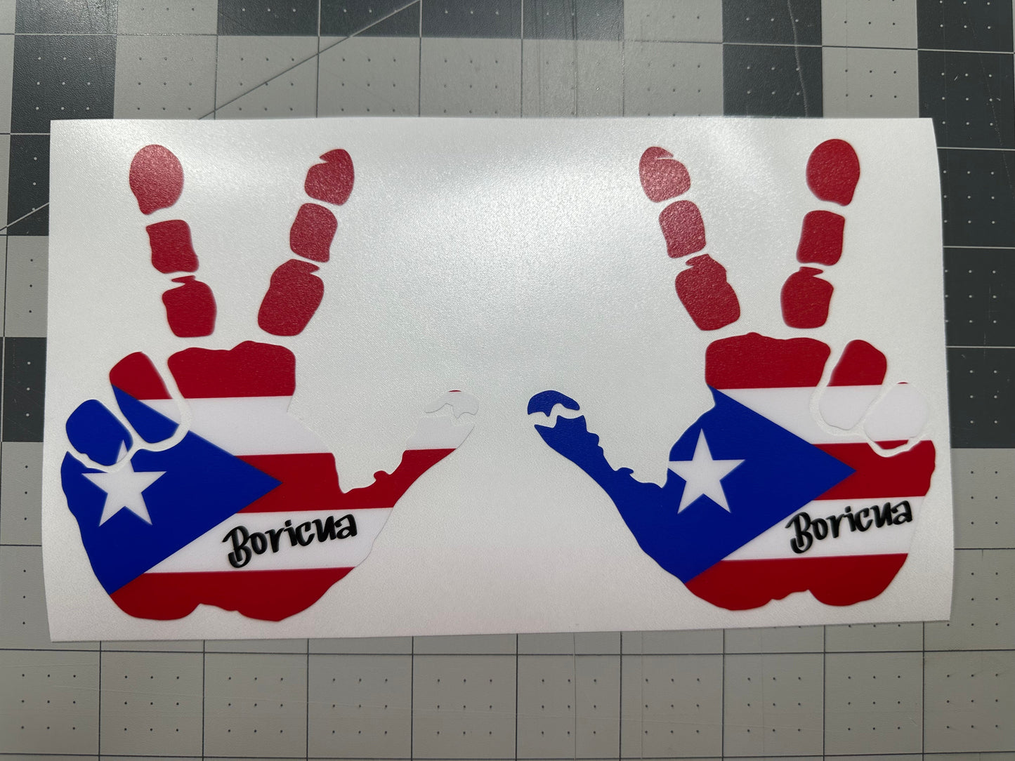 Boricua Puerto Rican Flag wave