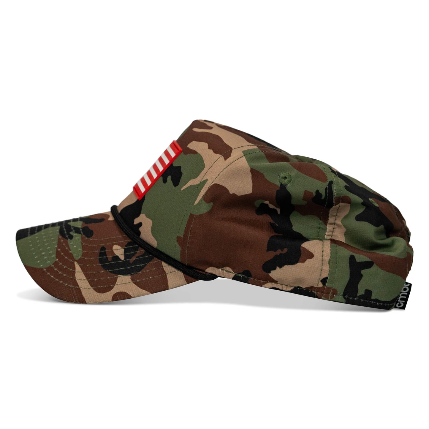 American Flag PVC Patch Waterproof Weekender Snapback
