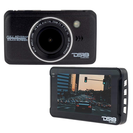 DS18 BLACK BOX Dash Cam Recorder 1080p, Full HD with G-Sensor