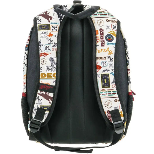 HOOey "Rockstar" Rodeo Pattern (Cream/Black) - Backpack