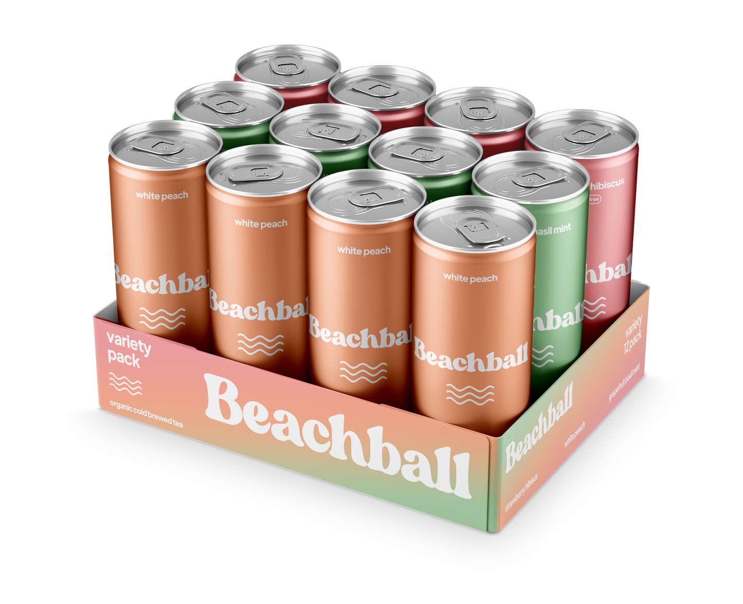 Beachball Organic Iced Tea Variety Pack