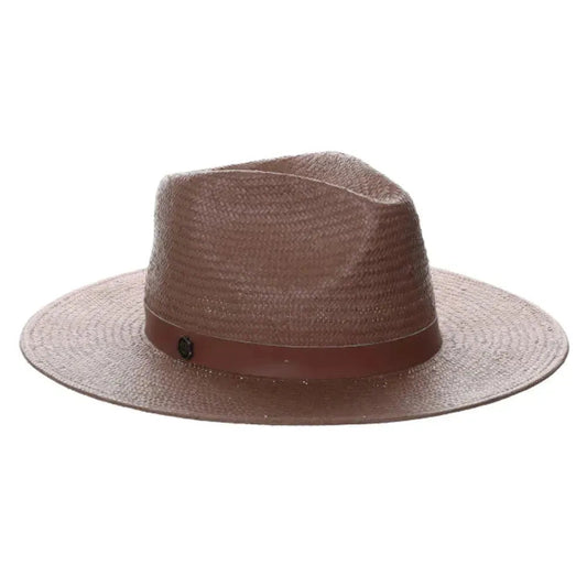 Biltmore She - Wide Brim Toyo Straw Fedora Hat