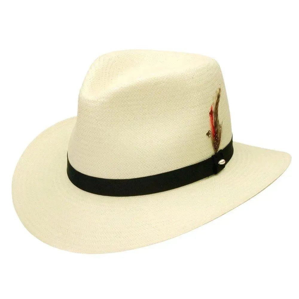 Black Creek (BC9018) - Toyo Straw Outback Fedora Hat (Closeout)
