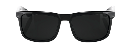100% Blake Sunglasses - Polished Black - Grey PeakPolar 60028-00000