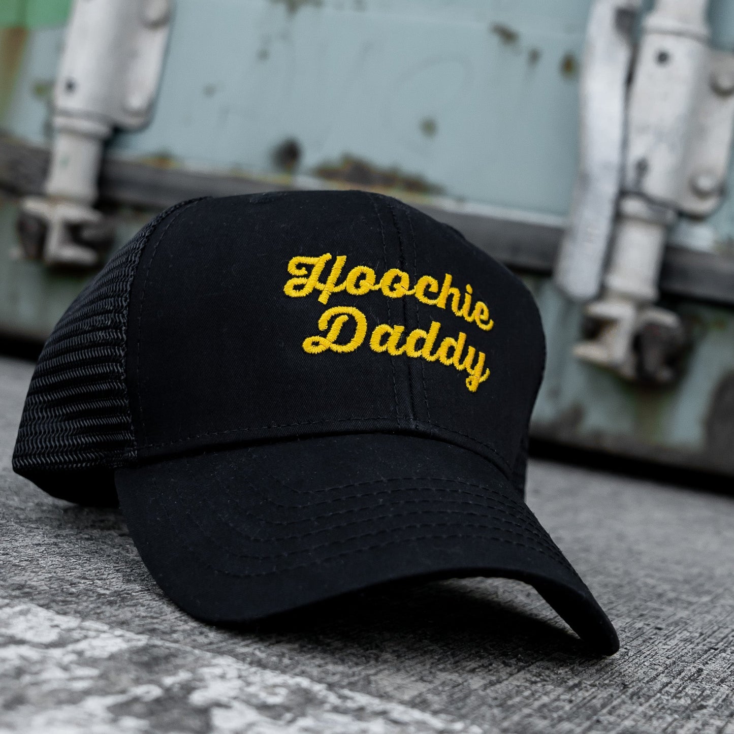 Hoochie Daddy Script Snapback Hat